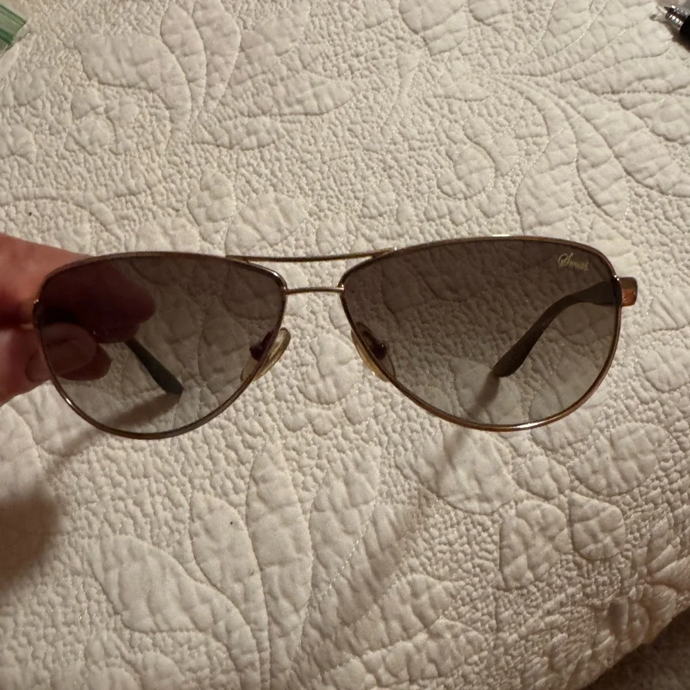 Smith Aviator Sunglasses with Brown Gradient Lenses and gold tone frames